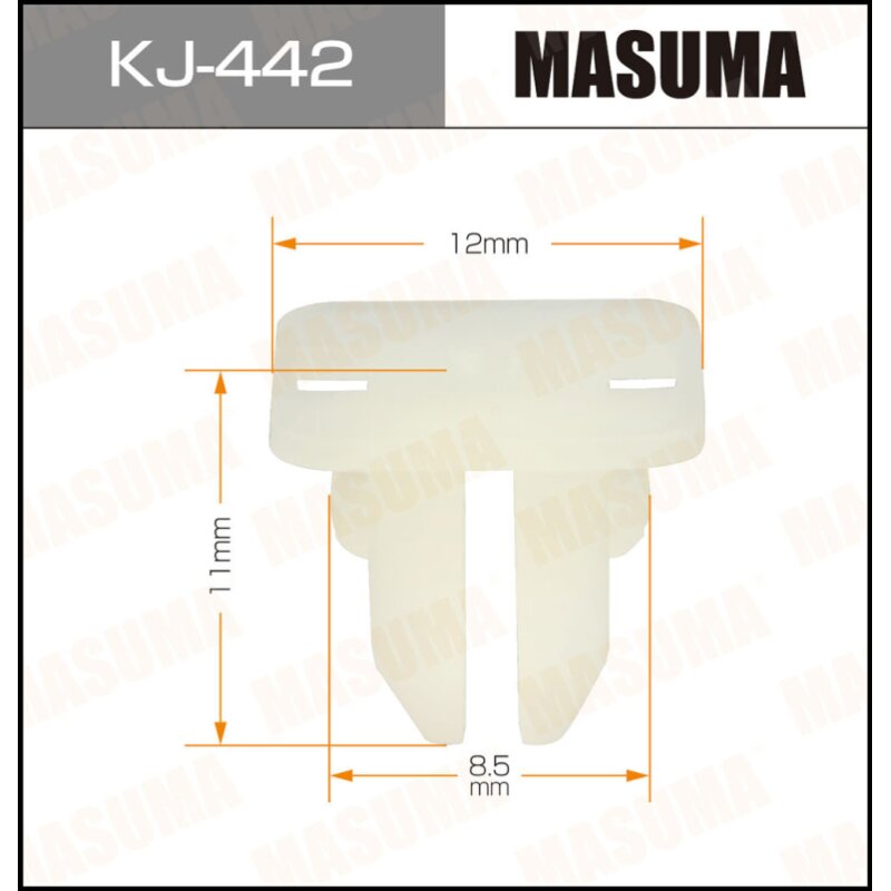 Клипса крепежная MASUMA KJ-442 (OEM 90189-07002
Клипса крепежная MASUMA KJ-442 (OEM 90189-07002