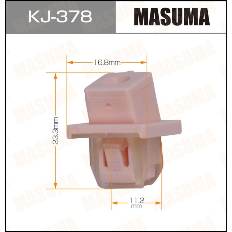 Клипса крепежная MASUMA KJ-378 (OEM 90189-04193
Клипса крепежная MASUMA KJ-378 (OEM 90189-04193