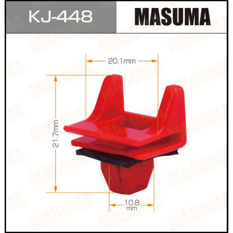 Клипса крепежная MASUMA KJ-448 (OEM 75397-48010
Клипса крепежная MASUMA KJ-448 (OEM 75397-48010
