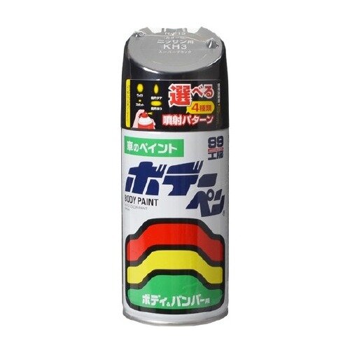 Краска аэрозольная Soft 99 Body Paint, цветовой код KH3, для кузова автомобиля, 300мл, арт. N-215, Черный
Краска аэрозольная Soft 99 Body Paint, цветовой код KH3, для кузова автомобиля, 300мл, арт. N-215, Черный