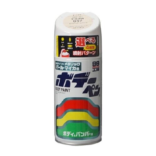 Краска аэрозольная Soft 99 Body Paint, цветовой код 057, для кузова автомобиля, 300мл, арт. T-179
Краска аэрозольная Soft 99 Body Paint, цветовой код 057, для кузова автомобиля, 300мл, арт. T-179