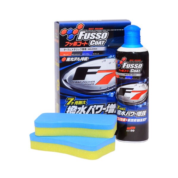 Защитное покрытие кузова Soft 99 Fusso 7 Months, на основе тефлона, с водоотталкивающим эффектом, для автомобилей разных цветов, бутылка 300мл (+2 x губки), арт. 10339
Защитное покрытие кузова Soft 99 Fusso 7 Months, на основе тефлона, с водоотталкивающим эффектом, для автомобилей разных цветов, бутылка 300мл (+2 x губки), арт. 10339