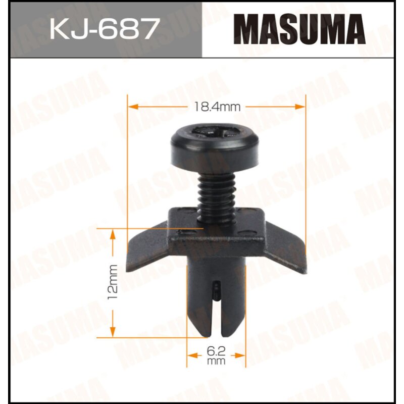 Клипса крепежная MASUMA KJ-687 (OEM 66824-W1000)
Клипса крепежная MASUMA KJ-687 (OEM 66824-W1000)