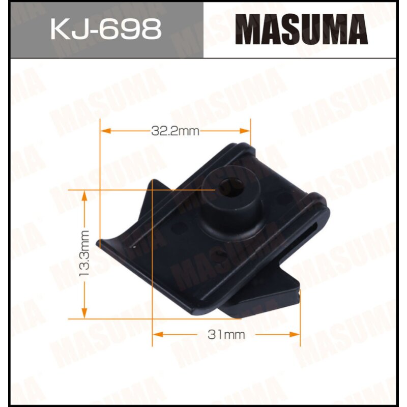 Клипса крепежная MASUMA KJ-698 (OEM 63848-35F00
Клипса крепежная MASUMA KJ-698 (OEM 63848-35F00