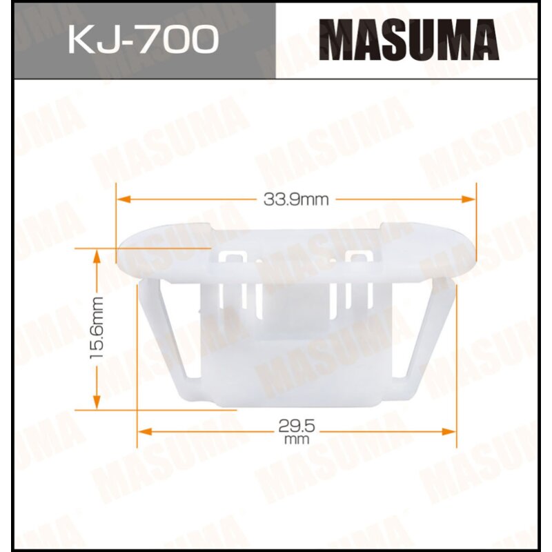 Клипса крепежная MASUMA KJ-700 (OEM 76988-3J000
Клипса крепежная MASUMA KJ-700 (OEM 76988-3J000