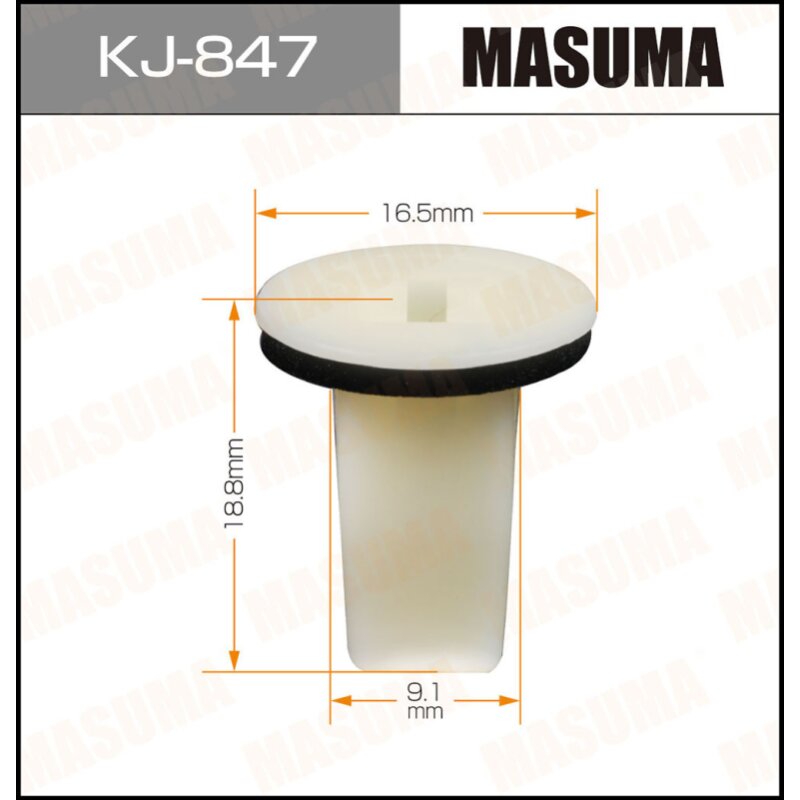 Клипса крепежная MASUMA KJ-847 (OEM MU480034)
Клипса крепежная MASUMA KJ-847 (OEM MU480034)