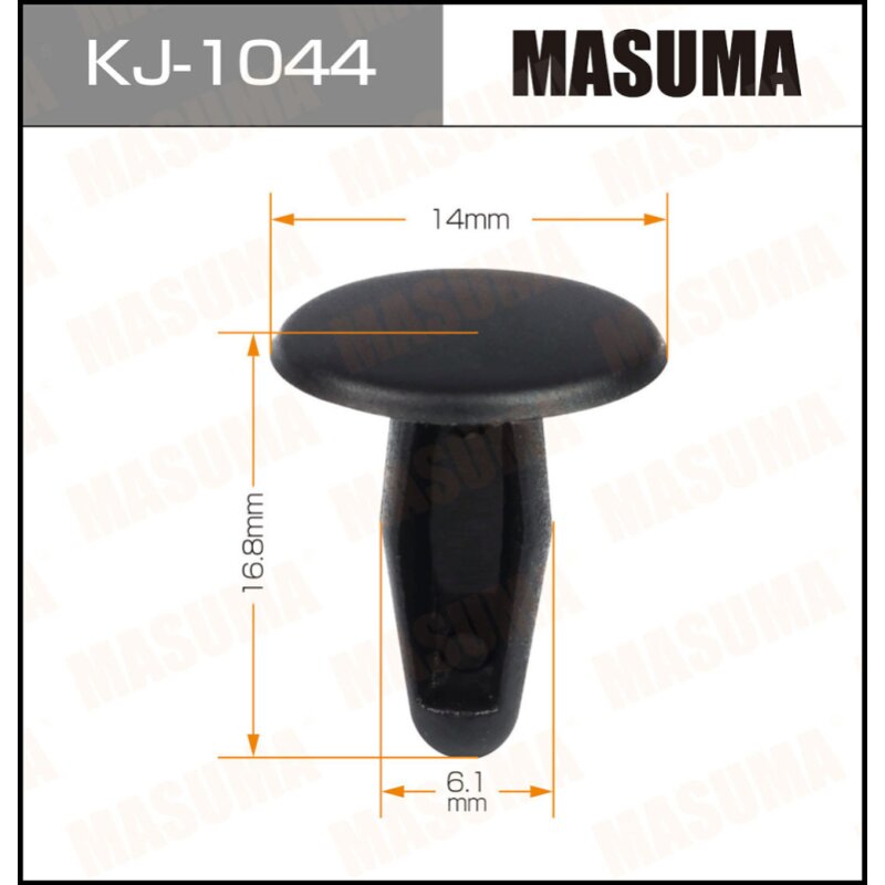 Клипса крепежная MASUMA KJ-1044 (OEM 9926-40-531
Клипса крепежная MASUMA KJ-1044 (OEM 9926-40-531