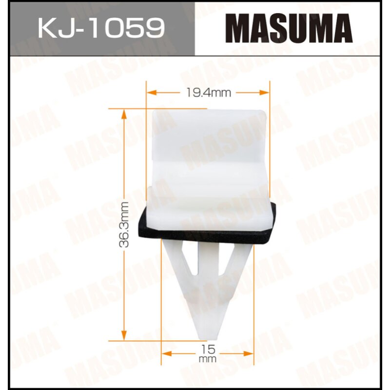 Клипса крепежная MASUMA KJ-1059 (OEM 91513-SM4-000)
Клипса крепежная MASUMA KJ-1059 (OEM 91513-SM4-000)