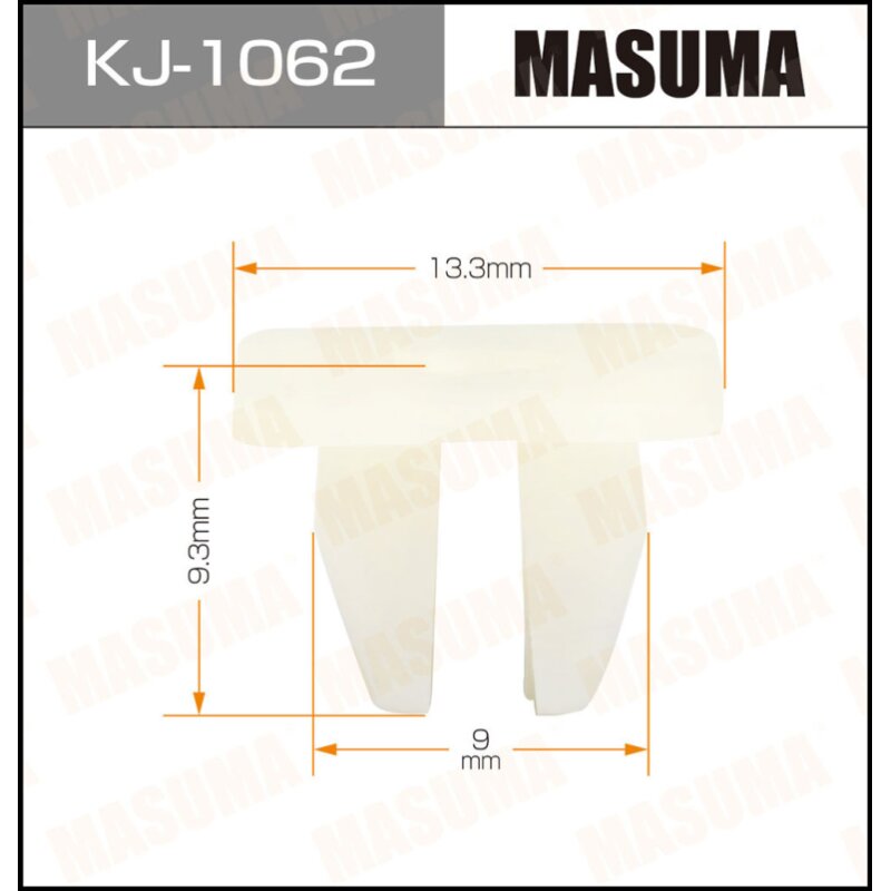 Клипса крепежная MASUMA KJ-1062 (OEM 90676-SA7-003)
Клипса крепежная MASUMA KJ-1062 (OEM 90676-SA7-003)