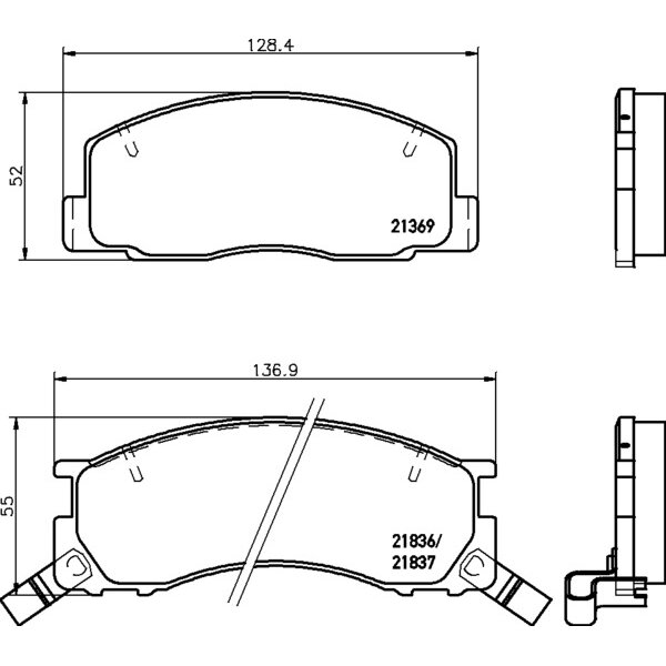 Колодки тормозные Nisshinbo дисковые, арт. PF-1273
Колодки тормозные Nisshinbo дисковые, арт. PF-1273
