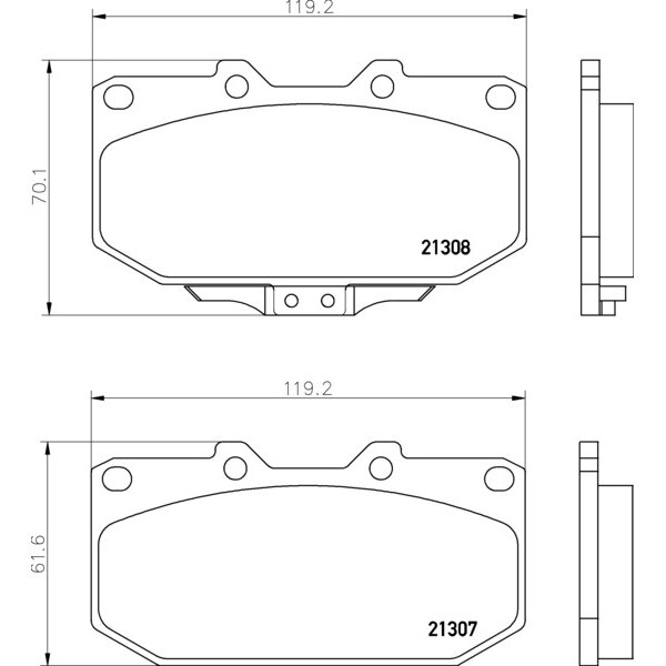 Колодки тормозные Nisshinbo дисковые, арт. PF2220 / NP7012
Колодки тормозные Nisshinbo дисковые, арт. PF2220 / NP7012