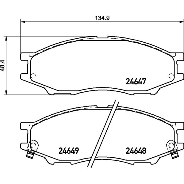 Колодки тормозные Nisshinbo дисковые, арт. PF2435 / NP2038
Колодки тормозные Nisshinbo дисковые, арт. PF2435 / NP2038