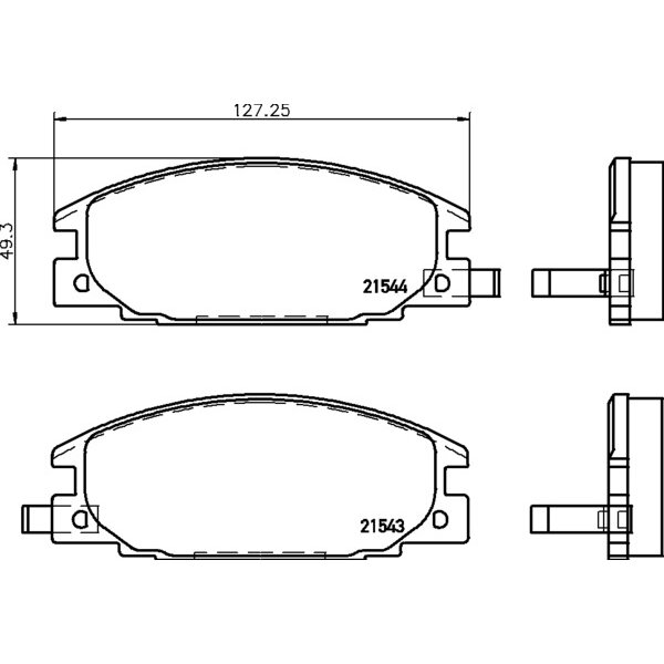 Колодки тормозные Nisshinbo дисковые, арт. PF-4196
Колодки тормозные Nisshinbo дисковые, арт. PF-4196
