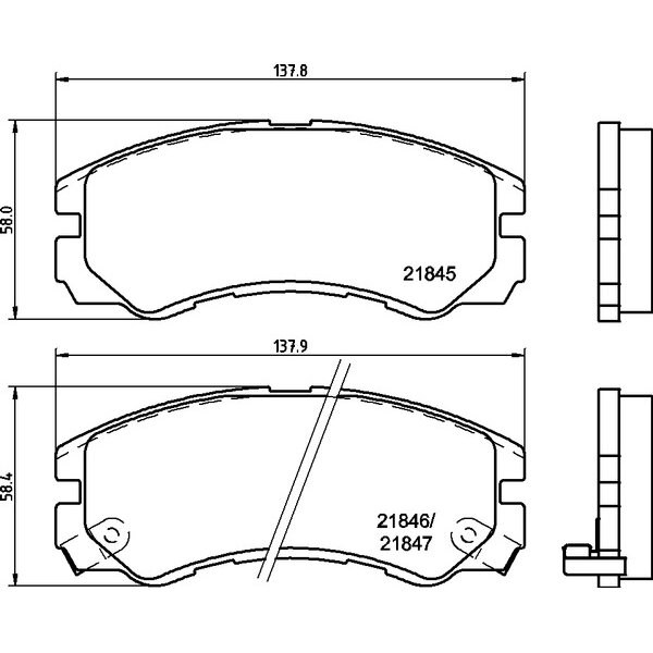 Колодки тормозные Nisshinbo дисковые, арт. PF4258 / NP4001
Колодки тормозные Nisshinbo дисковые, арт. PF4258 / NP4001