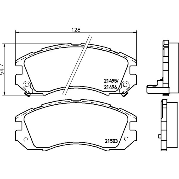 Колодки тормозные Nisshinbo дисковые, арт. PF7248 / NP7005
Колодки тормозные Nisshinbo дисковые, арт. PF7248 / NP7005