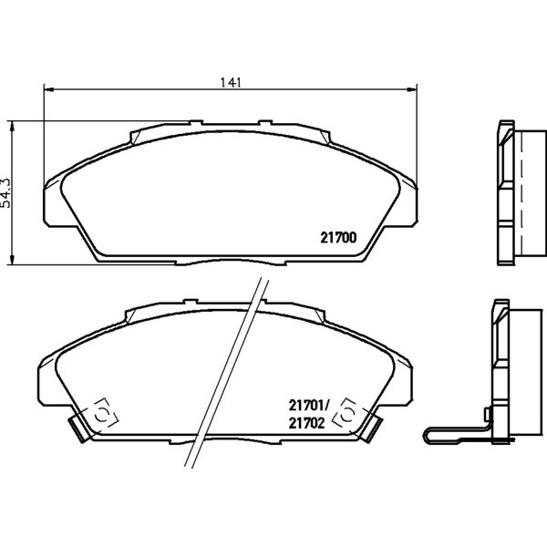 Колодки тормозные Nisshinbo дисковые, арт. PF8223 / NP8024
Колодки тормозные Nisshinbo дисковые, арт. PF8223 / NP8024
