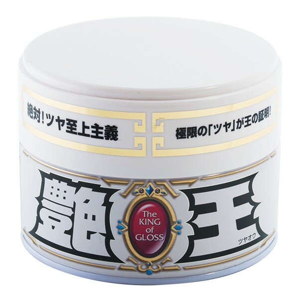 Полироль кузова Soft 99 The King Of Gloss, для светлых автомобилей, защитный, водоотталкивающий, банка 300г, (+губка), арт. 00171
Полироль кузова Soft 99 The King Of Gloss, для светлых автомобилей, защитный, водоотталкивающий, банка 300г, (+губка), арт. 00171