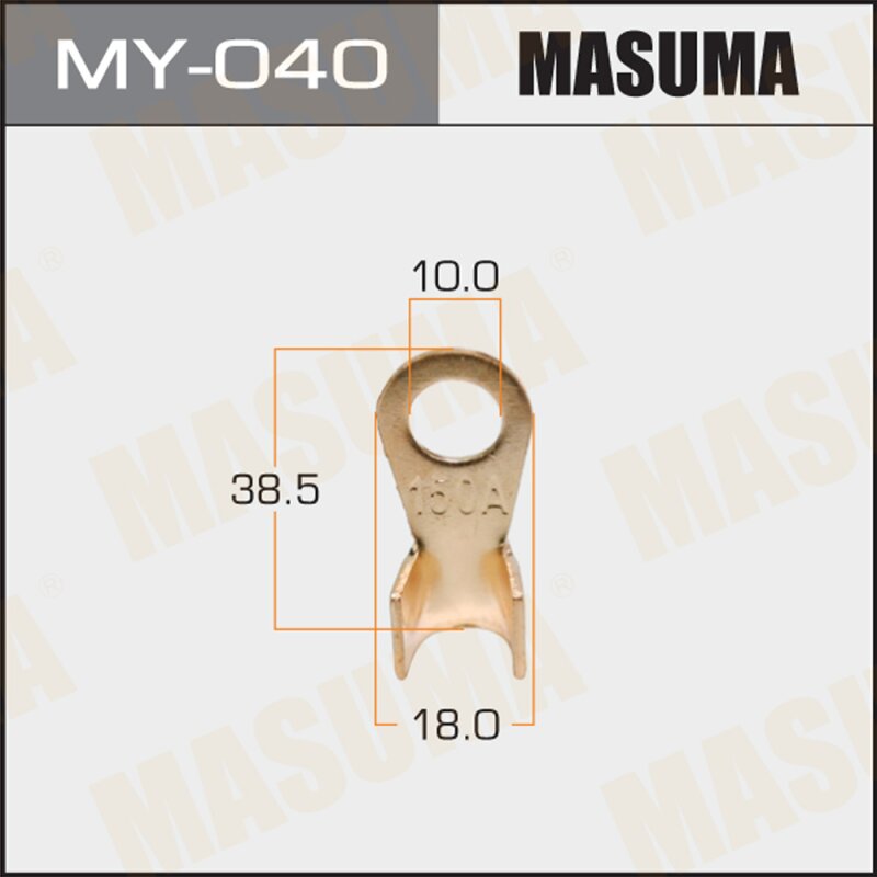 Фасовка Контакт медный "Masuma" 150А, Зажим на провод (под болт 10мм), уп.2шт
Фасовка Контакт медный "Masuma" 150А, Зажим на провод (под болт 10мм), уп.2шт