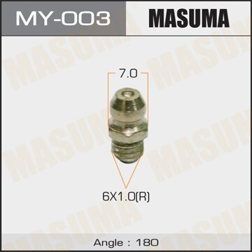 Фасовка Тавотница "Masuma" M 6x1 -180`, уп.2шт
Фасовка Тавотница "Masuma" M 6x1 -180`, уп.2шт
