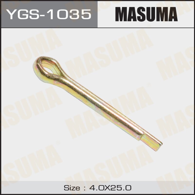 Шплинт MASUMA YGS-1035 4x25mm, 10 шт
Шплинт MASUMA YGS-1035 4x25mm, 10 шт