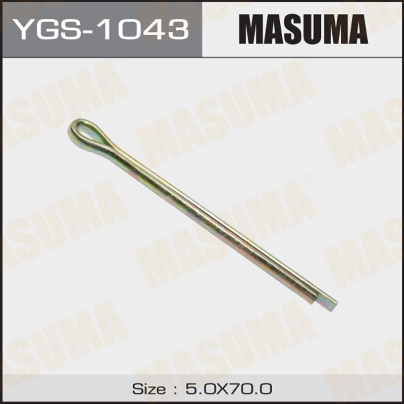 Шплинт MASUMA YGS-1043 5x70mm, 10 шт
Шплинт MASUMA YGS-1043 5x70mm, 10 шт