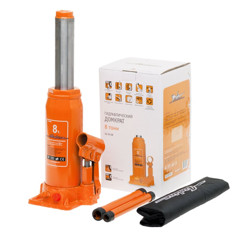 Домкрат телескоп. гидравл. "Airline" 8т в сумке
Домкрат телескоп. гидравл. "Airline" 8т в сумке