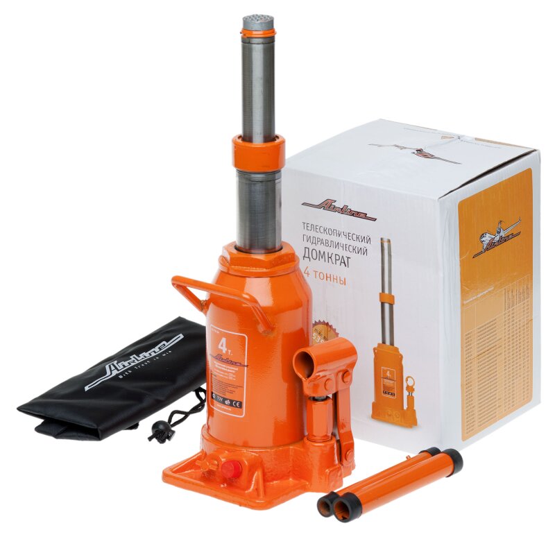 Домкрат телескоп. гидравл. Двойной шток "Airline" 4т (229-535мм)
Домкрат телескоп. гидравл. Двойной шток "Airline" 4т (229-535мм)
