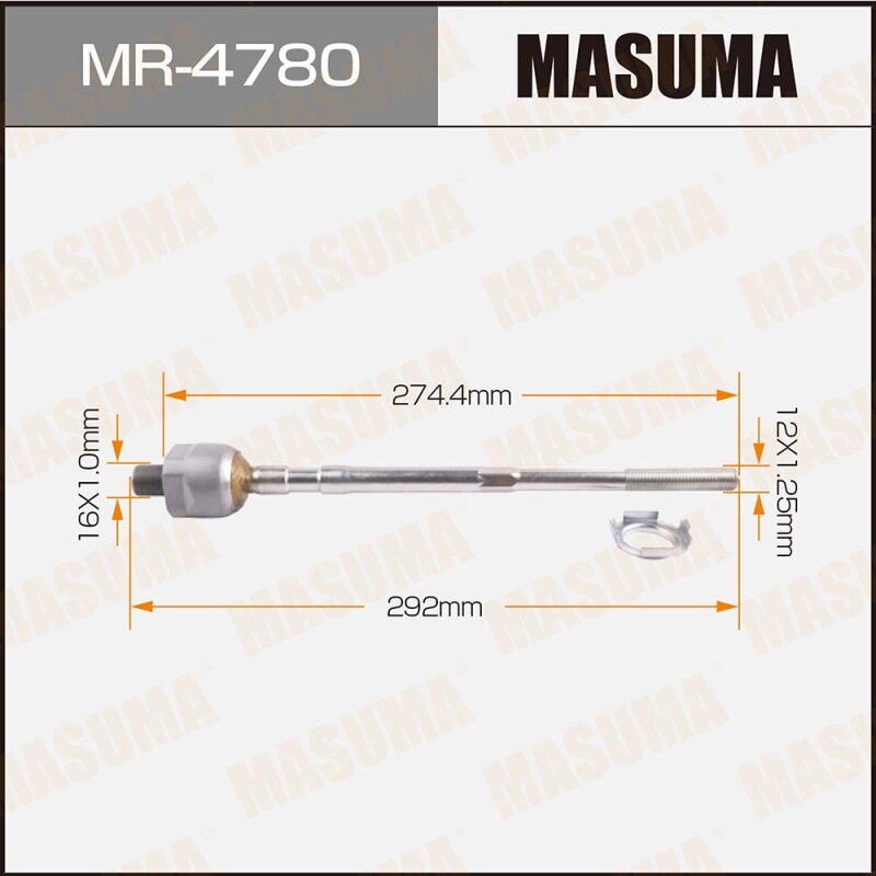 Рулевая тяга "Masuma" SUNNY/ B14
Рулевая тяга "Masuma" SUNNY/ B14