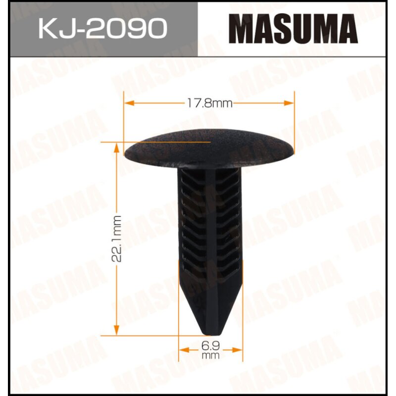 Клипса крепежная MASUMA KJ-2090 салонная черная (OEM 90667-S0D-003ZH
Клипса крепежная MASUMA KJ-2090 салонная черная (OEM 90667-S0D-003ZH
