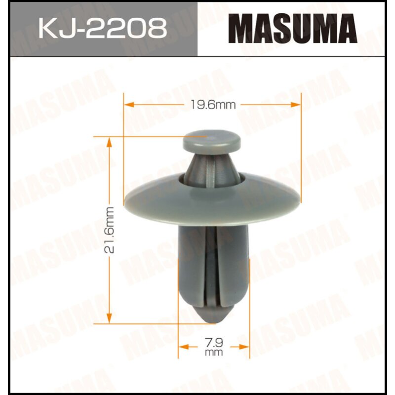 Клипса крепежная MASUMA KJ-2208 салонная серая (OEM 67771-52010-G0)
Клипса крепежная MASUMA KJ-2208 салонная серая (OEM 67771-52010-G0)
