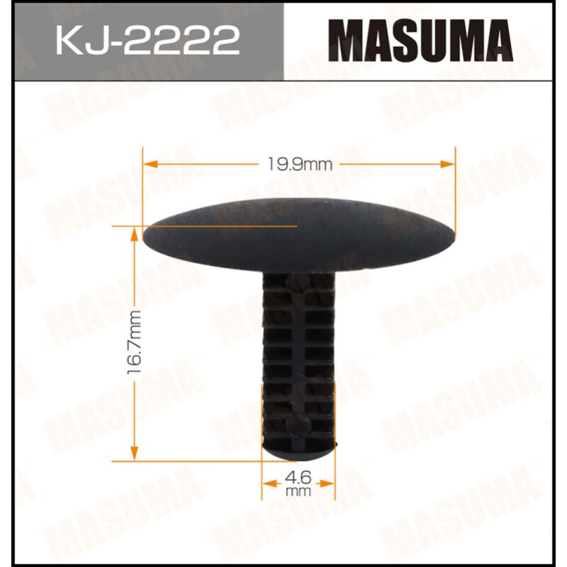 Клипса крепежная MASUMA KJ-2222 салонная черная (OEM 90467-05021-C0
Клипса крепежная MASUMA KJ-2222 салонная черная (OEM 90467-05021-C0