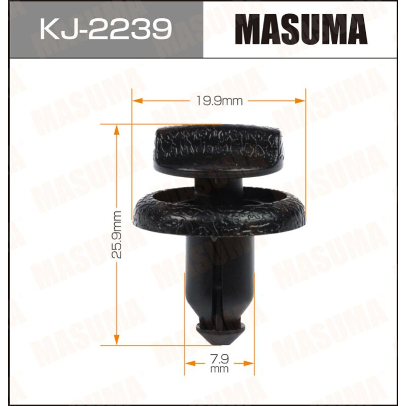Клипса крепежная MASUMA KJ-2239 (OEM 01553-09921
Клипса крепежная MASUMA KJ-2239 (OEM 01553-09921