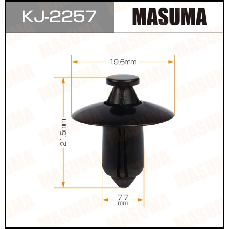Клипса крепежная MASUMA KJ-2257 (OEM 01553-04233)
Клипса крепежная MASUMA KJ-2257 (OEM 01553-04233)