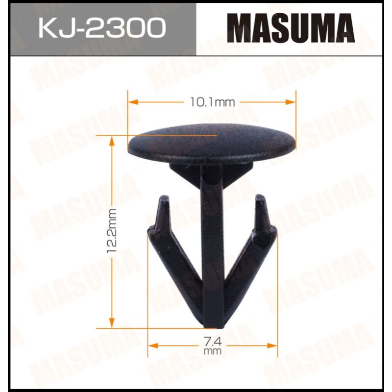 Клипса крепежная MASUMA KJ-2300 (OEM 91520-SM4-C01
Клипса крепежная MASUMA KJ-2300 (OEM 91520-SM4-C01