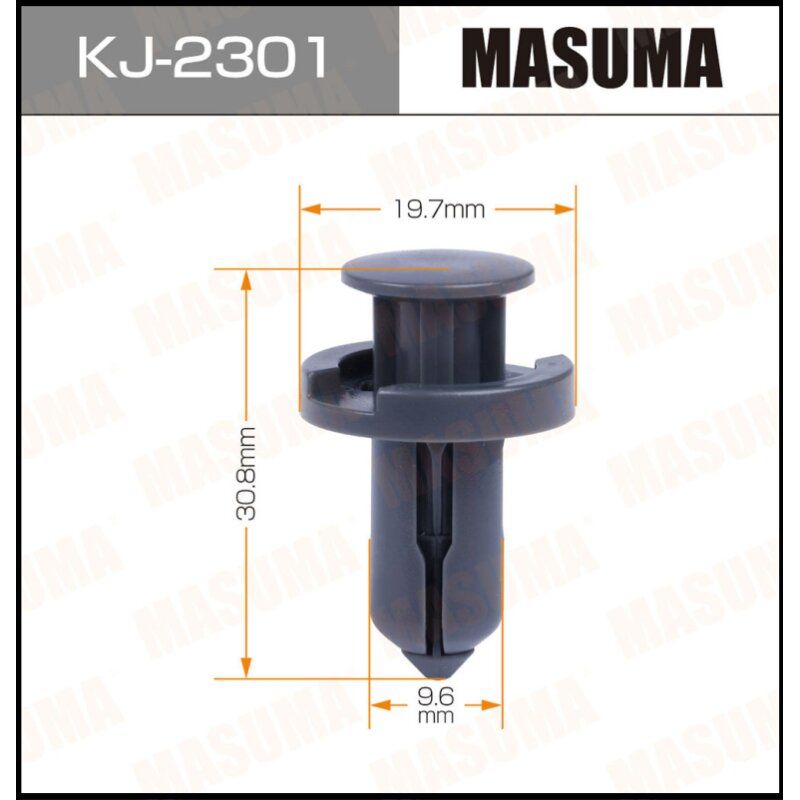 Клипса крепежная MASUMA KJ-2301 (OEM 91509-S47-003)
Клипса крепежная MASUMA KJ-2301 (OEM 91509-S47-003)