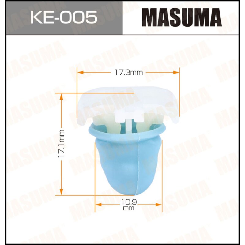 Клипса крепежная MASUMA KE-005 (OEM 3B0852575, 3B0853575)
Клипса крепежная MASUMA KE-005 (OEM 3B0852575, 3B0853575)