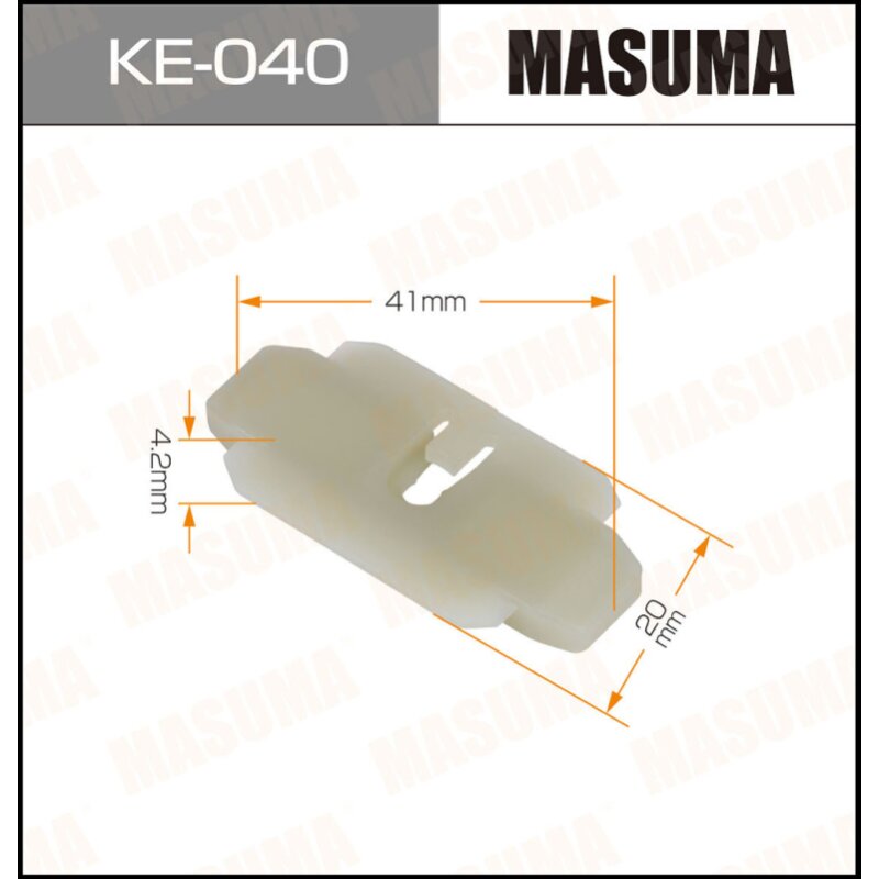 Клипса крепежная MASUMA KE-040 (OEM 443853909A)
Клипса крепежная MASUMA KE-040 (OEM 443853909A)