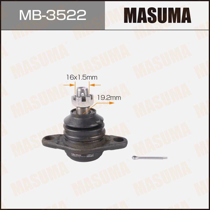 Шаровая опора "Masuma" front low ESTIMA/ TCR1#, TCR2#
Шаровая опора "Masuma" front low ESTIMA/ TCR1#, TCR2#