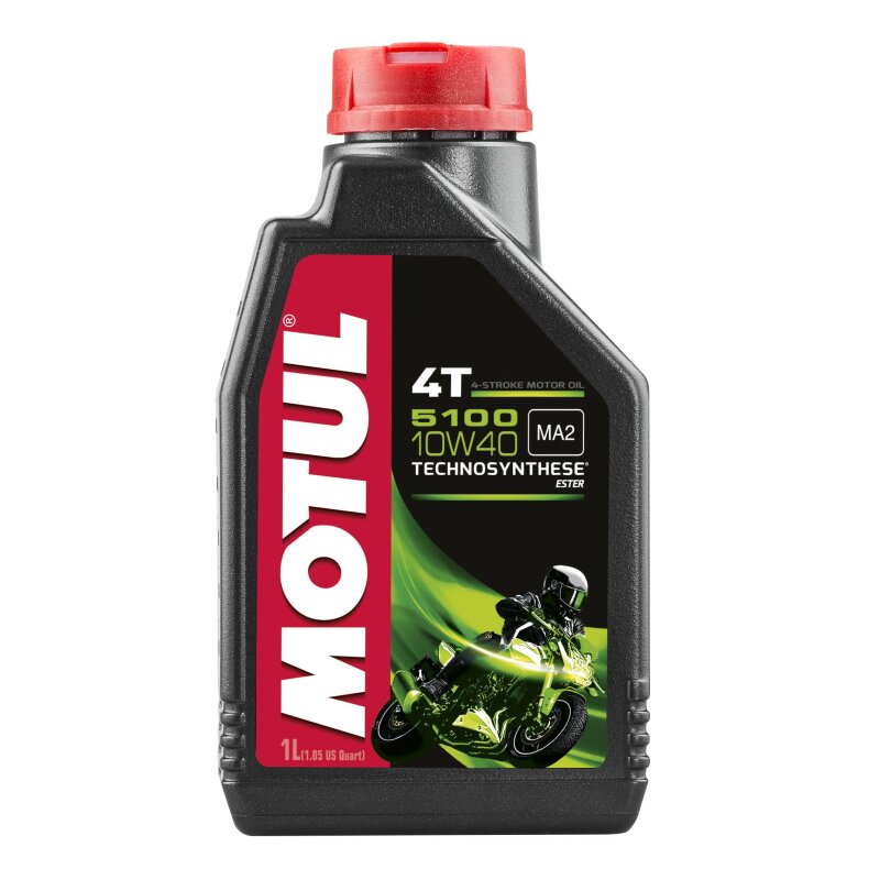 Масло для мотоциклов MOTUL 5100 4T 10w40 полусинтетическое, для 4-тактных двигателей, 1л, арт. 7945
Масло для мотоциклов MOTUL 5100 4T 10w40 полусинтетическое, для 4-тактных двигателей, 1л, арт. 7945