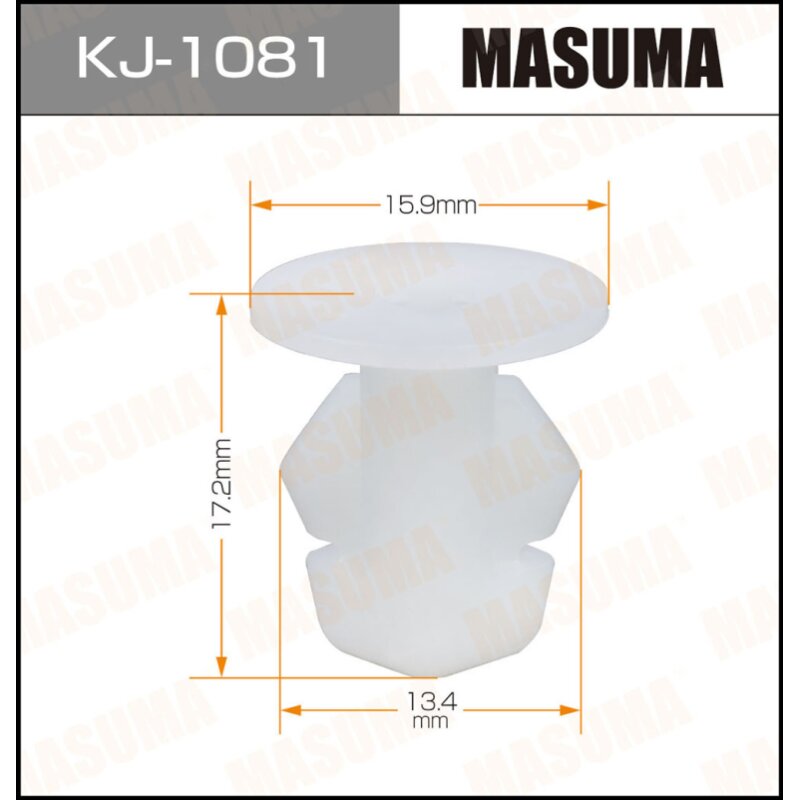 Клипса крепежная MASUMA KJ-1081 (OEM 90189-06076)
Клипса крепежная MASUMA KJ-1081 (OEM 90189-06076)