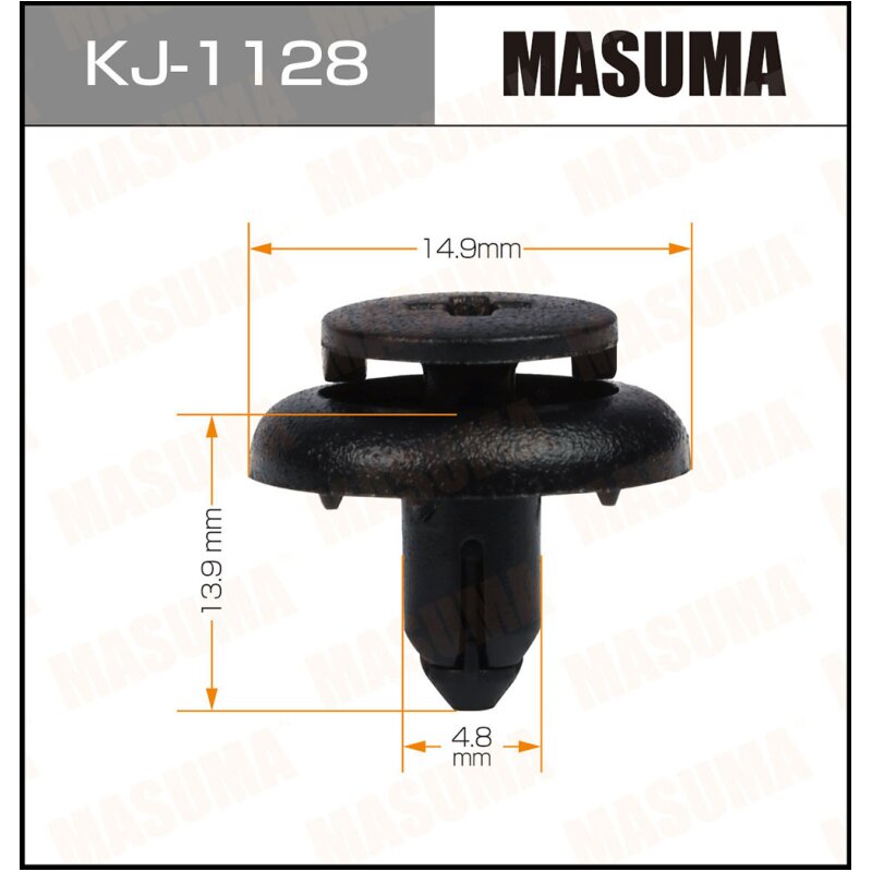 Клипса крепежная MASUMA KJ-1128 (OEM 90467-05105-C0)
Клипса крепежная MASUMA KJ-1128 (OEM 90467-05105-C0)