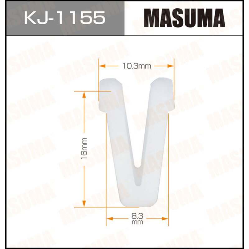 Клипса крепежная MASUMA KJ-1155 (OEM 90189-05053)
Клипса крепежная MASUMA KJ-1155 (OEM 90189-05053)