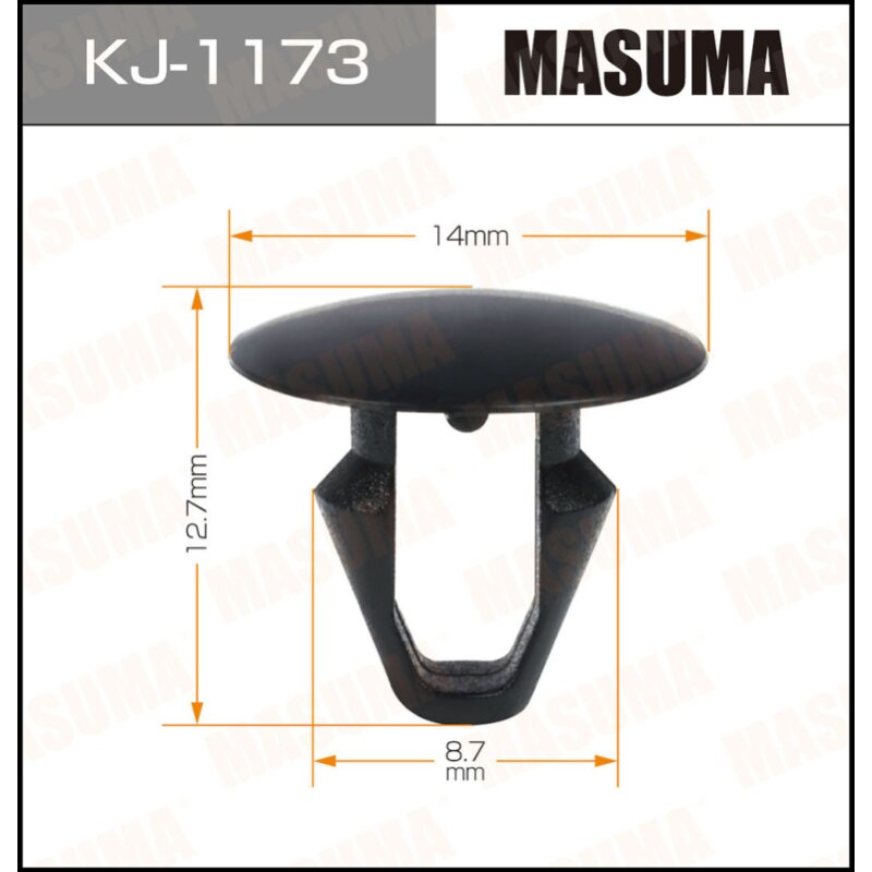 Клипса крепежная MASUMA KJ-1173 (OEM 90467-08045
Клипса крепежная MASUMA KJ-1173 (OEM 90467-08045