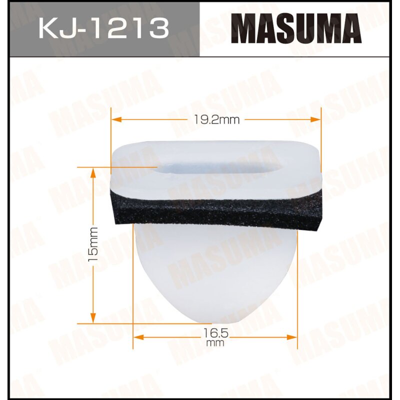 Клипса крепежная MASUMA KJ-1213 (OEM 90467-09188
Клипса крепежная MASUMA KJ-1213 (OEM 90467-09188