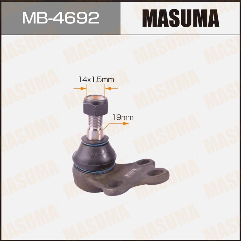 Шаровая опора "Masuma" front low BLUEBIRD/ U12#
Шаровая опора "Masuma" front low BLUEBIRD/ U12#