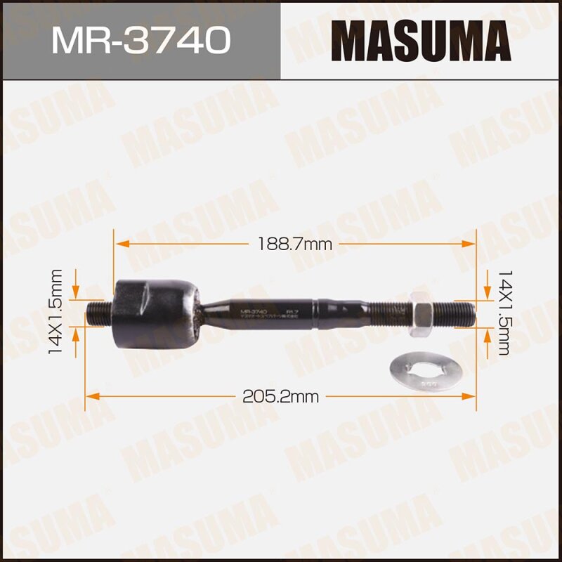 Рулевая тяга "Masuma" MARK II/ JZX93
Рулевая тяга "Masuma" MARK II/ JZX93