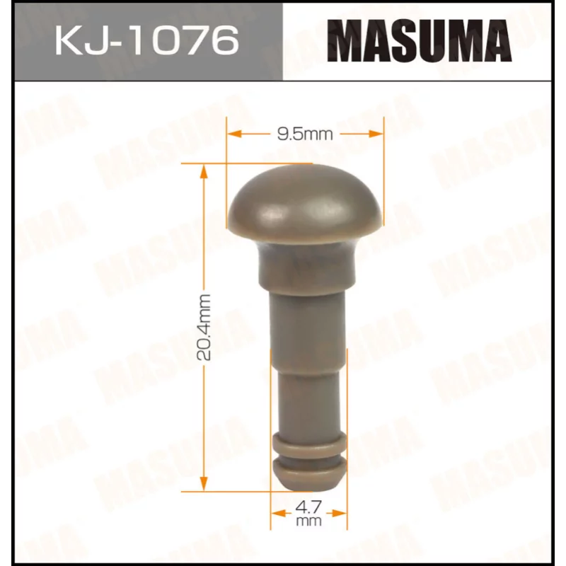 Клипса крепежная MASUMA KJ-1076 (OEM 90467-05015-B2)
Клипса крепежная MASUMA KJ-1076 (OEM 90467-05015-B2)