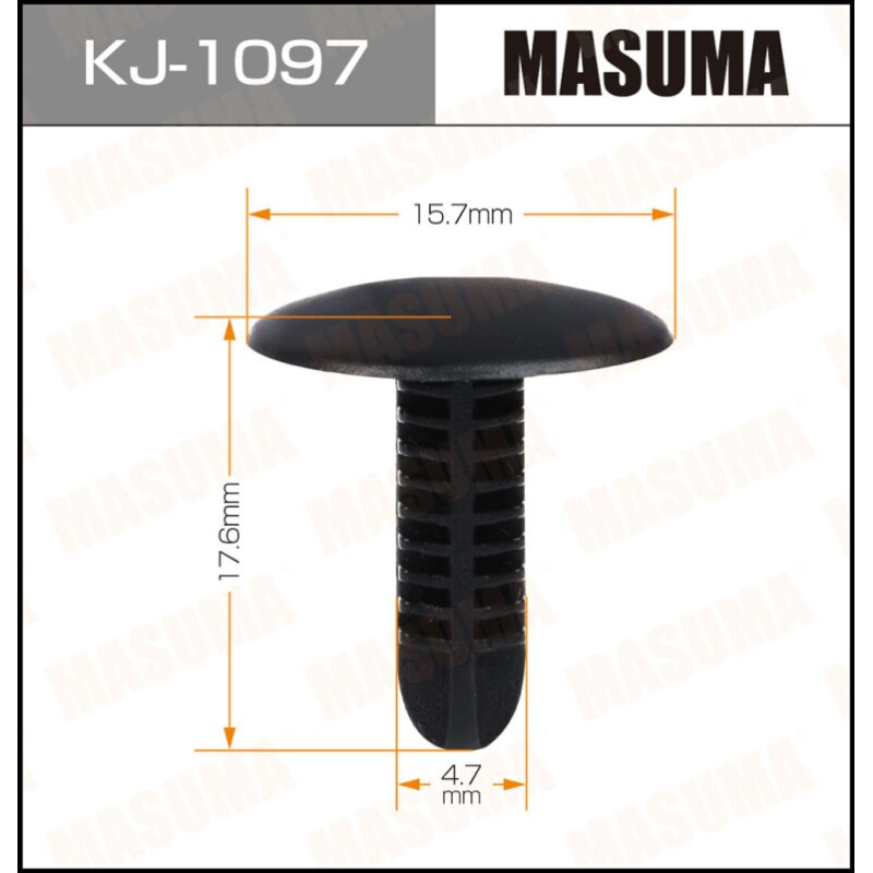 Клипса крепежная MASUMA KJ-1097
Клипса крепежная MASUMA KJ-1097