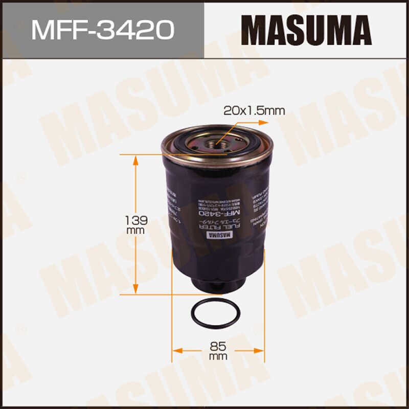 Фильтр топливный Masuma FC-409, арт. MFF-3420
Фильтр топливный Masuma FC-409, арт. MFF-3420