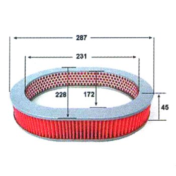 Фильтр воздушный Sakura A-423 / A-832
Фильтр воздушный Sakura A-423 / A-832
